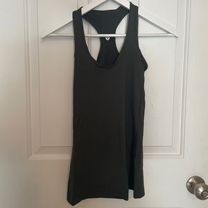 Lululemon Olive Racerback Tank